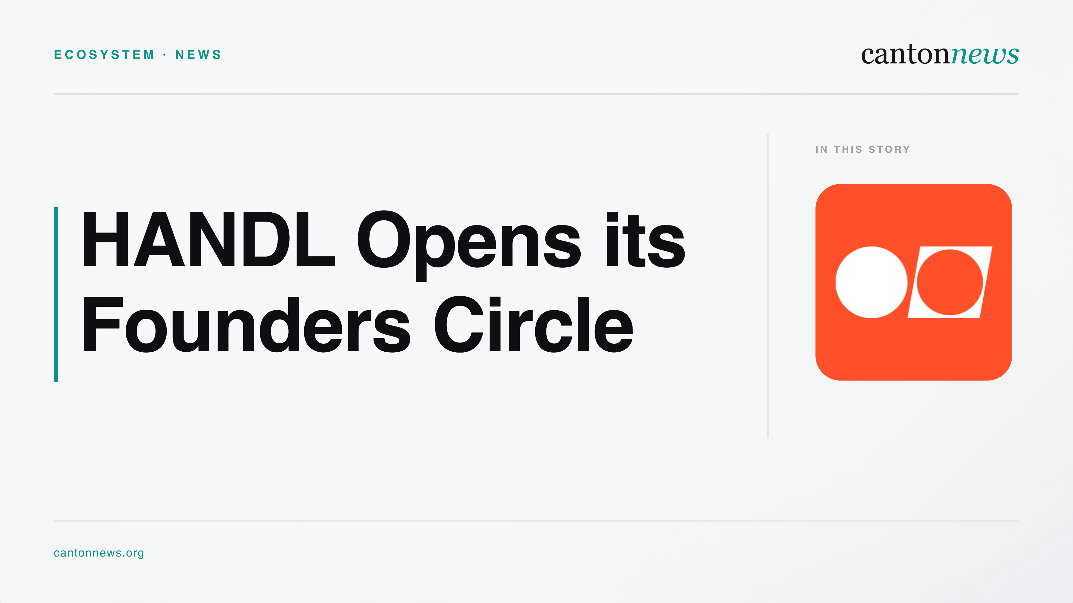 HANDL Opens Founders Circle While Work on 2.0 Continues