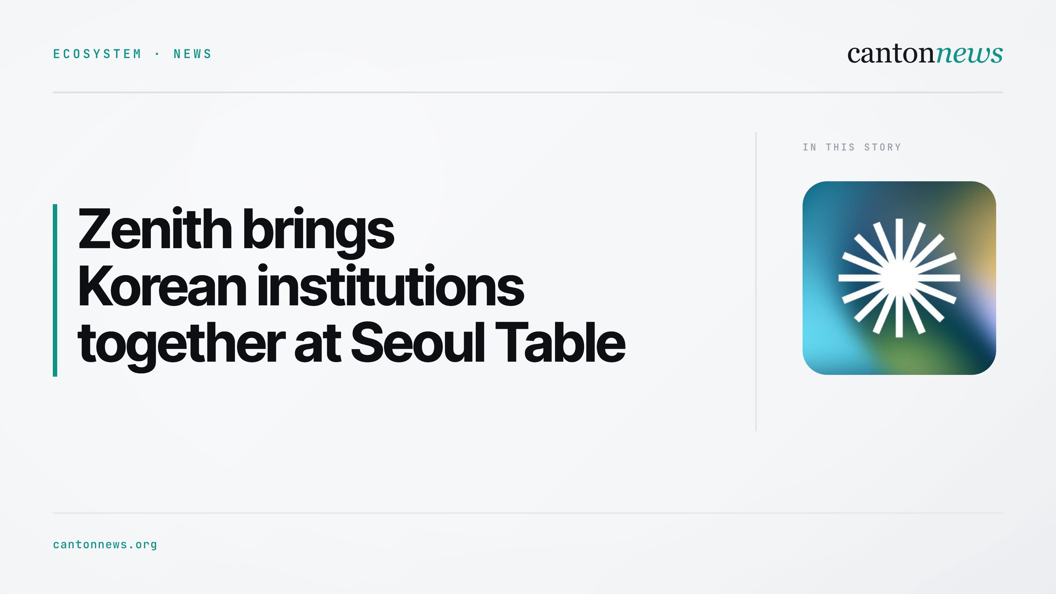 Zenith brings Korean institutions together at Seoul Table